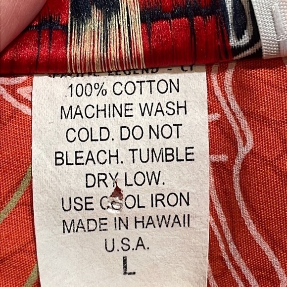 Vintage Pacific Legend Apparel Made in Hawaii Button Down Skirt Size L - Picture 6 of 6